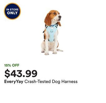 Petco Crash-tested dog harness offer