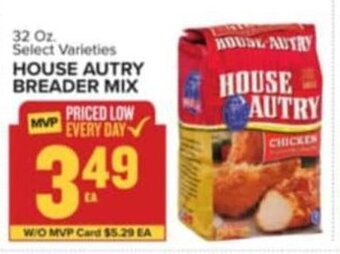 Food Lion 32 Oz Select Varieties HOUSE AUTRY BREADER MIX offer