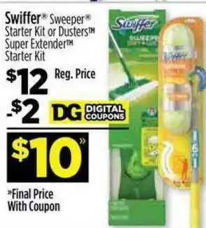 Dollar General Swiffer Sweeper Starter Kit Or Dusters offer