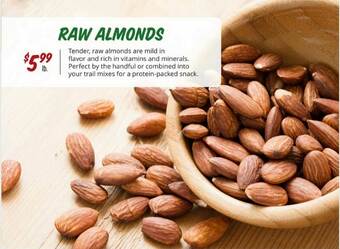 Sprouts Farmers Market Raw Almonds offer