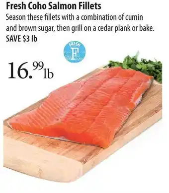 Market of Choice Fresh Coho Salmon Fillets offer