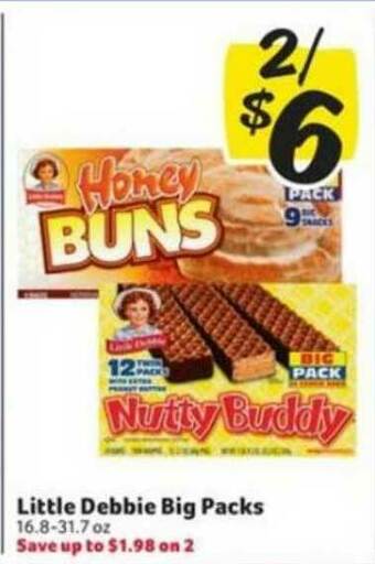 Winn Dixie Little Debbie Big Packs offer