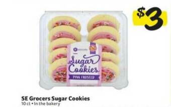 Winn Dixie SE Grocers Sugar Cookies offer
