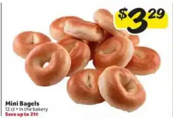 Winn Dixie Mini Bagels offer