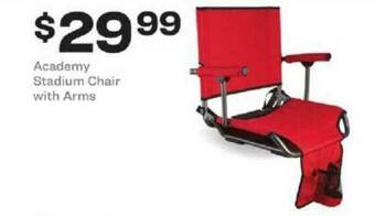 Academy Academy Stadium Chair With Arms offer