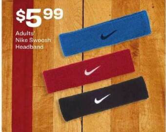 Academy Adults' Nike Swoosh Headband offer