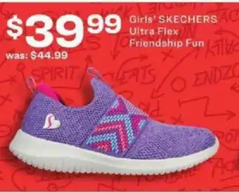 Academy Girls' Skechers Ultra Flex Friendship Fun offer