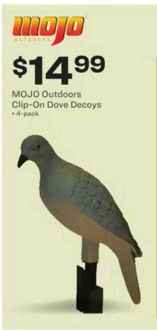 Academy Mojo Outdoors Clip-On Dove Decoys offer