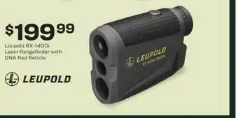 Academy Leupold RX-1400i Laser Rangefinder With DNA Red Reticle offer