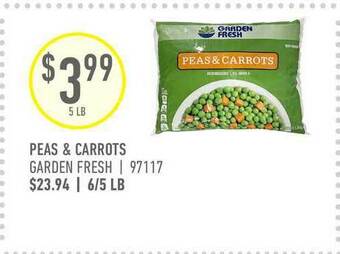 US Foods Chef's Store Peas & Carrots Garden Fresh offer