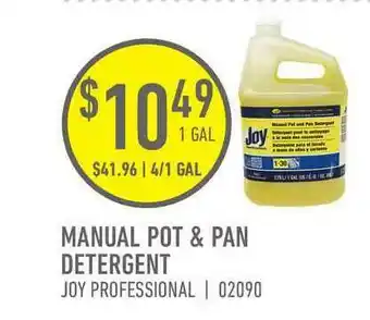 US Foods Chef's Store Manual Pot & Pan Detergent Joy Professional offer