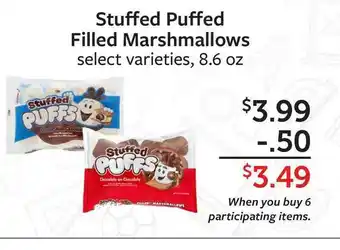 Fareway Stuffed Puffed Filled Marshmallows offer