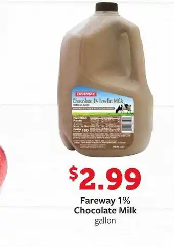 Fareway Fareway 1% Chocolate Milk Gallon offer