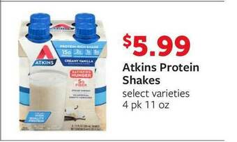 Fareway Atkins Protein Shakes offer