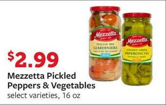 Fareway Mezzetta Pickled Peppers & Vegetables offer