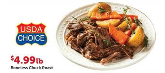 Fareway Boneless Chuck Roast offer