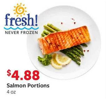 Fareway Salmon Portions offer
