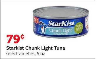 Fareway Starkist Chunk Light Tuna offer