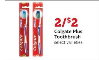 Fareway Colgate Plus Toothbrush offer