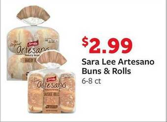 Fareway Sara Lee Artesano Buns & Rolls offer