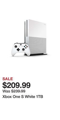 Game Stop Xbox one s white 1tb offer