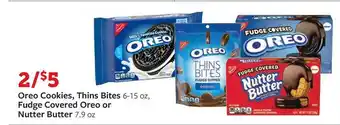 Fareway Oreo Cookies, Thins Bites, Fudge Covered Oreo Or Nutter Butter offer