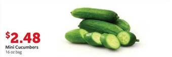 Fareway Mini Cucumbers offer
