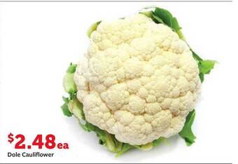 Fareway Dole Cauliflower offer
