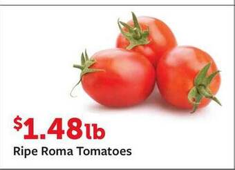 Fareway Ripe Roma Tomatoes offer
