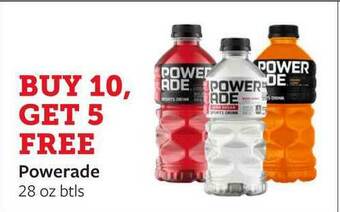 Fareway Powerade 28 Oz Btls offer