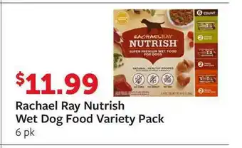 Fareway Rachael Ray Nutrish Wet Dog Food Variety Pack offer