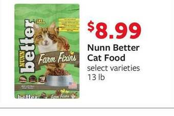 Fareway Nunn Better Cat Food offer