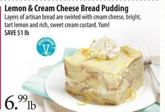 Market of Choice Lemon & Cream Cheese Bread Pudding offer