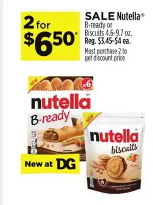 Dollar General Nutella® offer