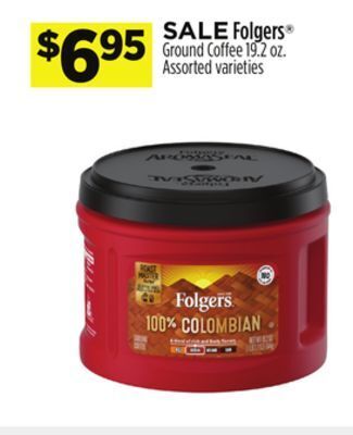 Dollar General Folgers® ground coffee offer