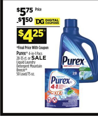 Dollar General Purex® offer