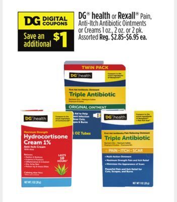 Dollar General Dg® health or rexall® offer