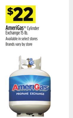 Dollar General Amerigas® cylinder exchange offer