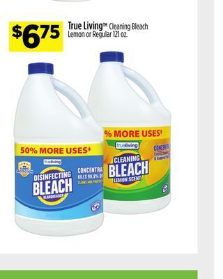 Dollar General True living cleaning bleach offer