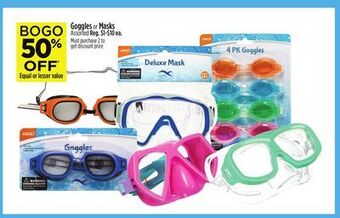 Dollar General Goggles or masks offer
