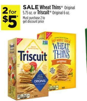 Dollar General Nabisco wheat thins® or triscuit® offer
