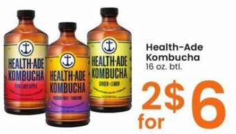 Albertsons Health-Ade Kombucha 16 oz. btl. offer