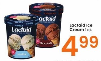 Albertsons Lactaid Ice Cream 1 qt. offer
