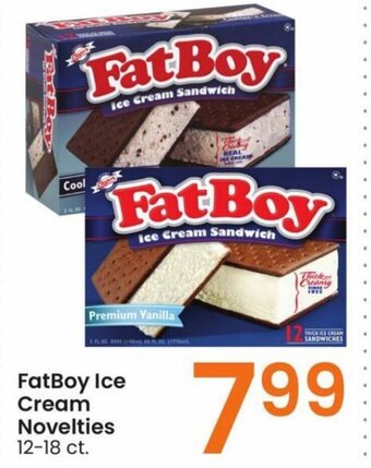Albertsons FatBoy Ice Cream Novelties 12-18 ct. offer