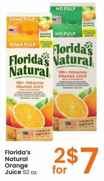 Albertsons Florida's Natural Orange Juice 52 oz. offer