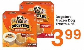 Albertsons Dogsters Frozen Dog Treats 4 ct. offer