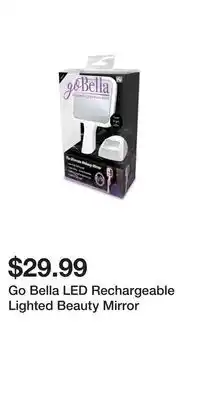 Go bella led rechargeable lighted beauty mirror