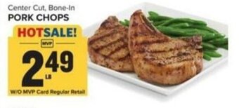 Food Lion Center Cut, Bone-In PORK CHOPS offer