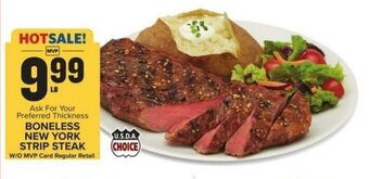 Food Lion BONELESS NEW YORK STRIP STEAK offer