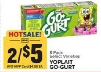 Food Lion YOPLAIT GO-GURT 8 Pack offer